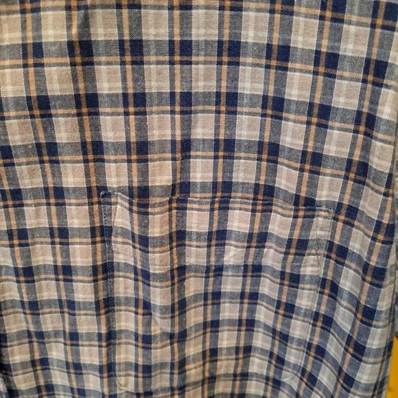 SET of 2 Route 66 Dress Shirts. One Red and the other Blue‎ Plaid Size XL - Picture 6 of 7